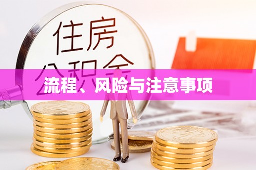 迁西流程、风险与注意事项